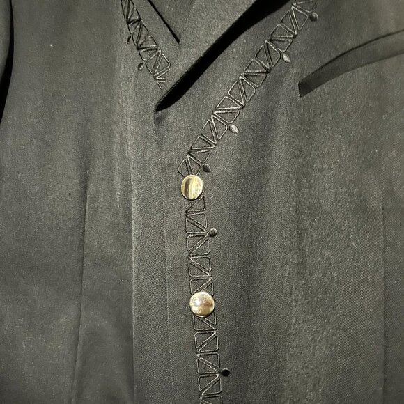 Alfredo Fawzia  Black 3 pcs Suit - Picture 3 of 5